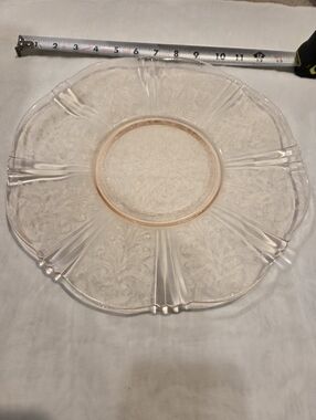 American Sweetheart - MacBeth-Evans Pink Depression Glass Serving Plate/Platter